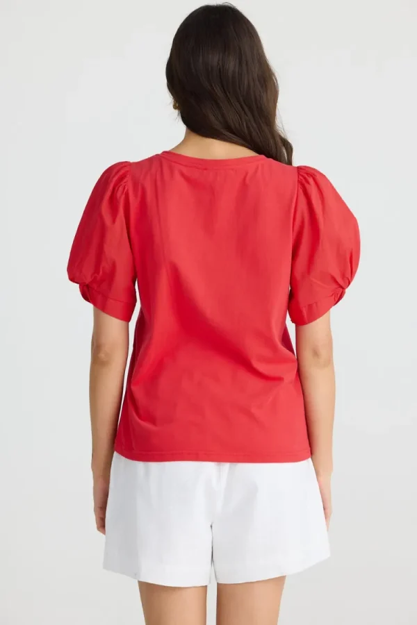 Brave and true Abigail Vneck Tee^ Tops