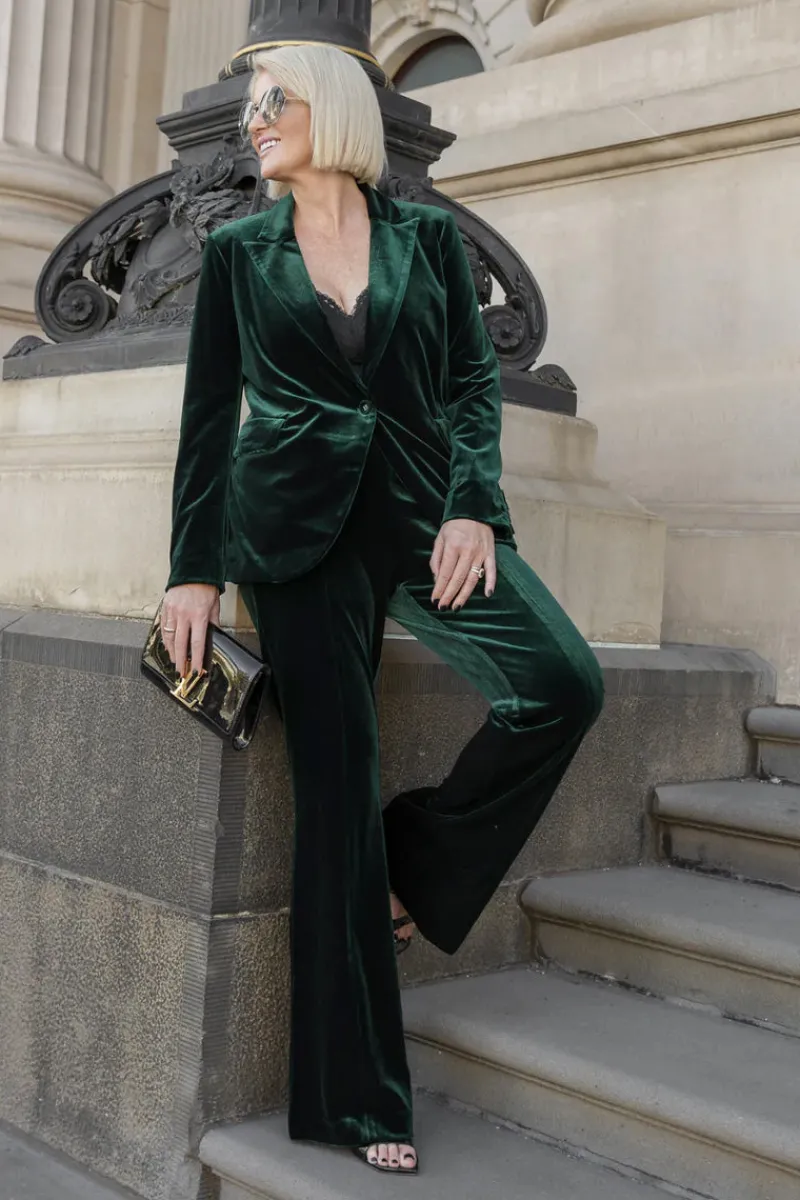 alessandra_velvet_pant_0.webp Cazinc The Label Alessandra Velvet Pant^ Pant