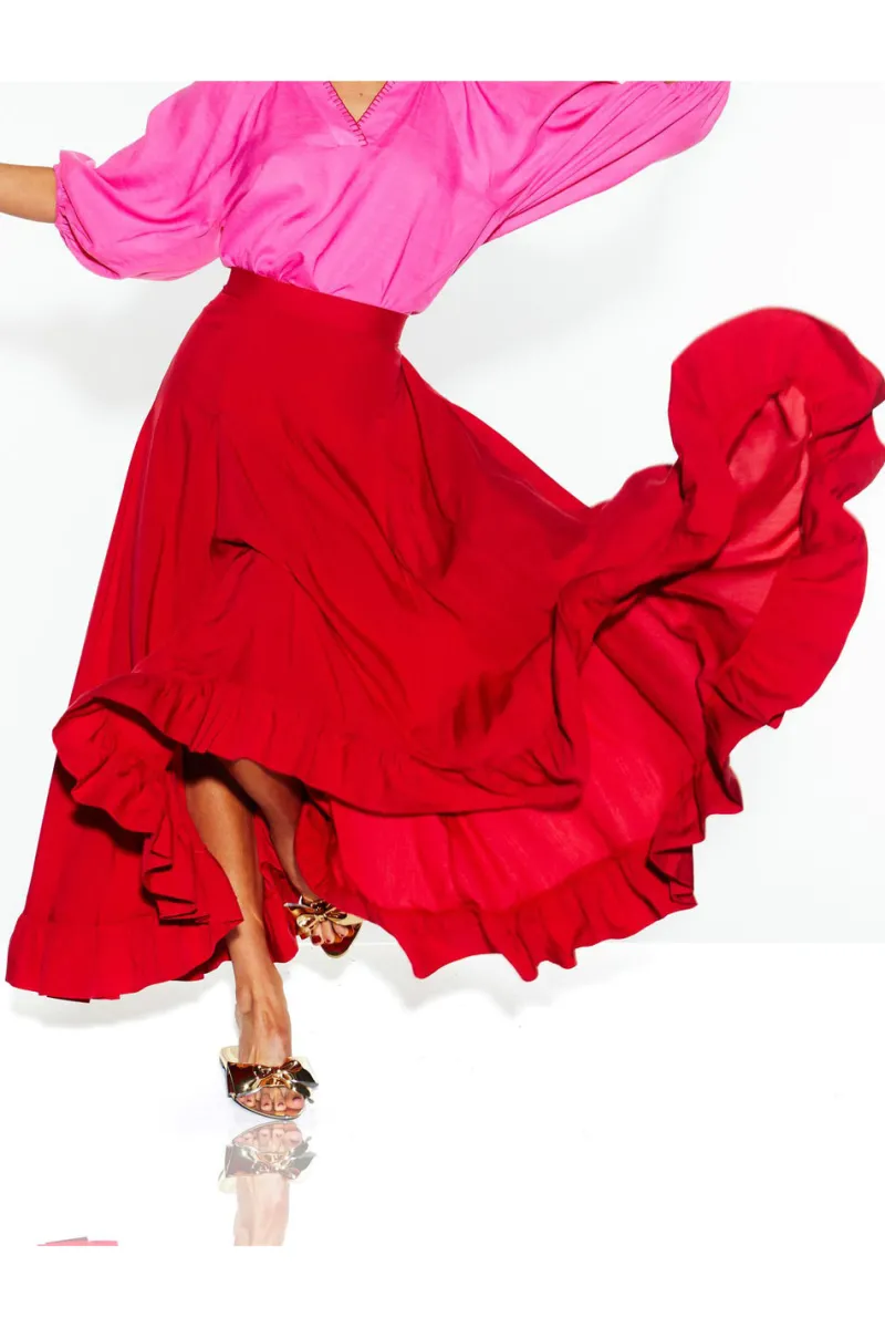 all_night_ruffle_skirt_0.webp Fate and Becker All Night Ruffle Skirt^ Skirts
