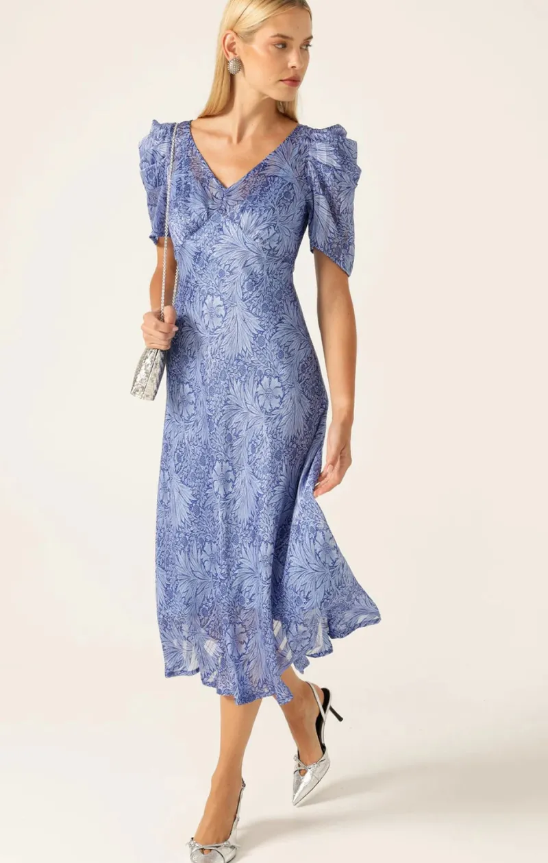 blue_jay_midi_dress_0.webp Sacha Drake Blue Jay Midi Dress^ Dresses