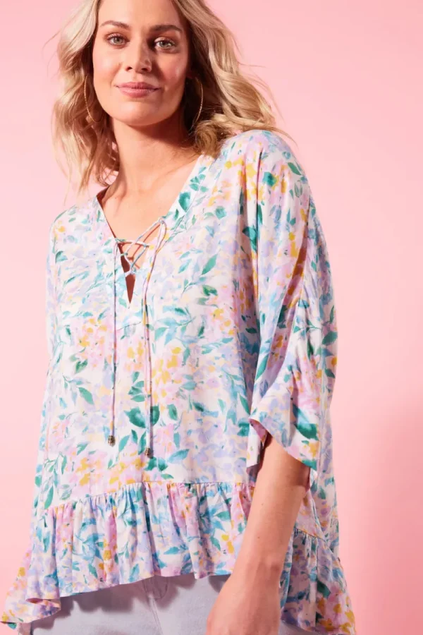 isle of mine Botanical V Relax Top^ Tops