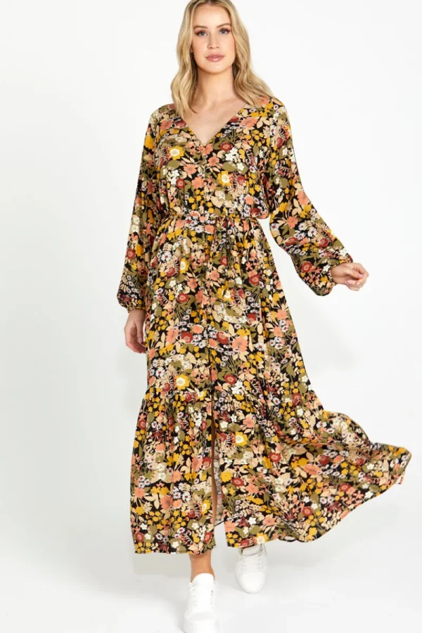 Sass Brigitte Balloon Sleeve Maxi Dress^ Dresses