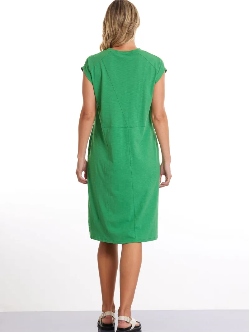 cap_slv_jersey_seam_dress_2.webp Marco Polo CAP SLV JERSEY SEAM DRESS^ Dresses