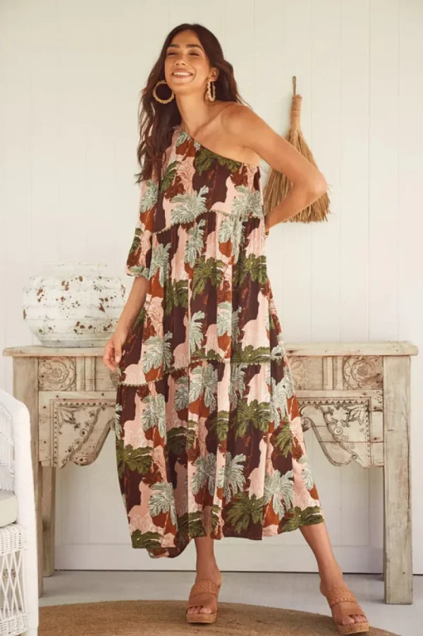 Haven Cayman One Shoulder Dress^ Dresses