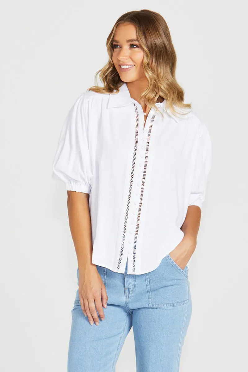 chapel_short_sleeve_trim__3.webp Zeinert & Co Chapel Short Sleeve Trim Shirt^ Shirts