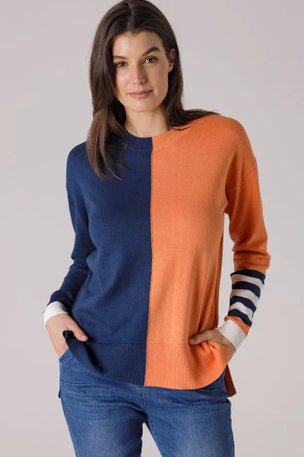 Yarra trail COLOUR BLOCK JUMPER^ Jumpers + Sweaters