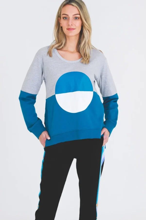 3rd Story Contrast Circle Sweater^ Jumpers + Sweaters