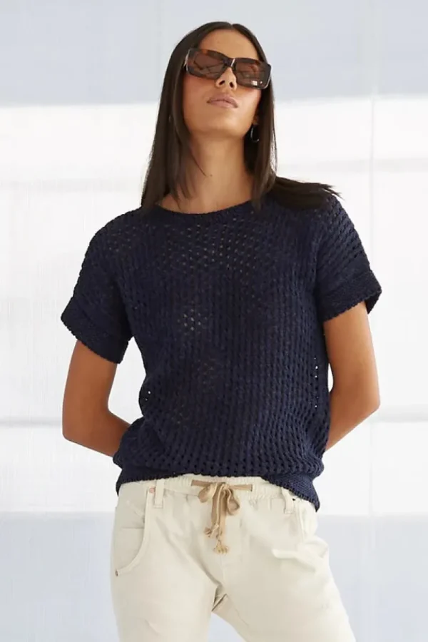 Dricoper Cora Knit Short Sleeves Sweater^ Jumpers + Sweaters