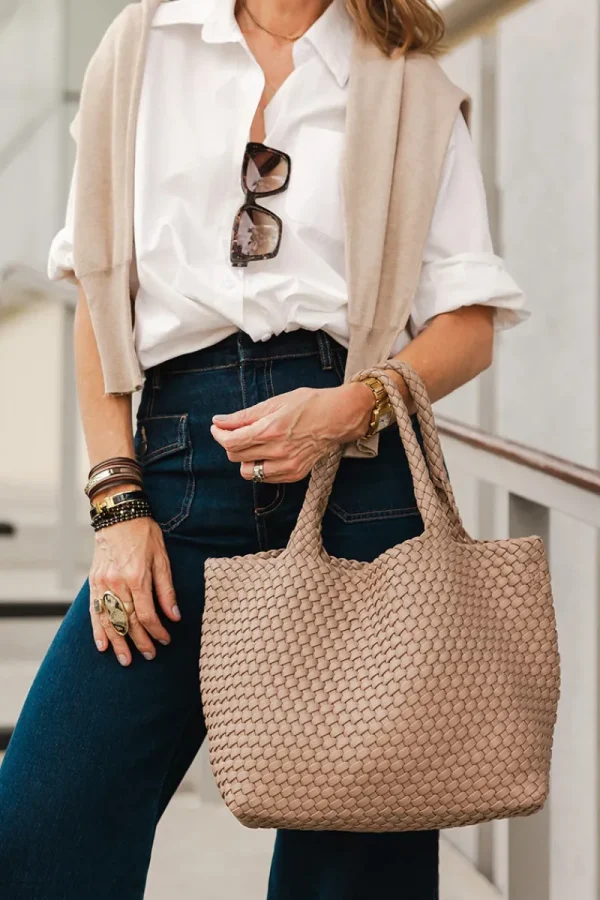 Louenhide Cruiser Woven Tote Bag^ Handbags