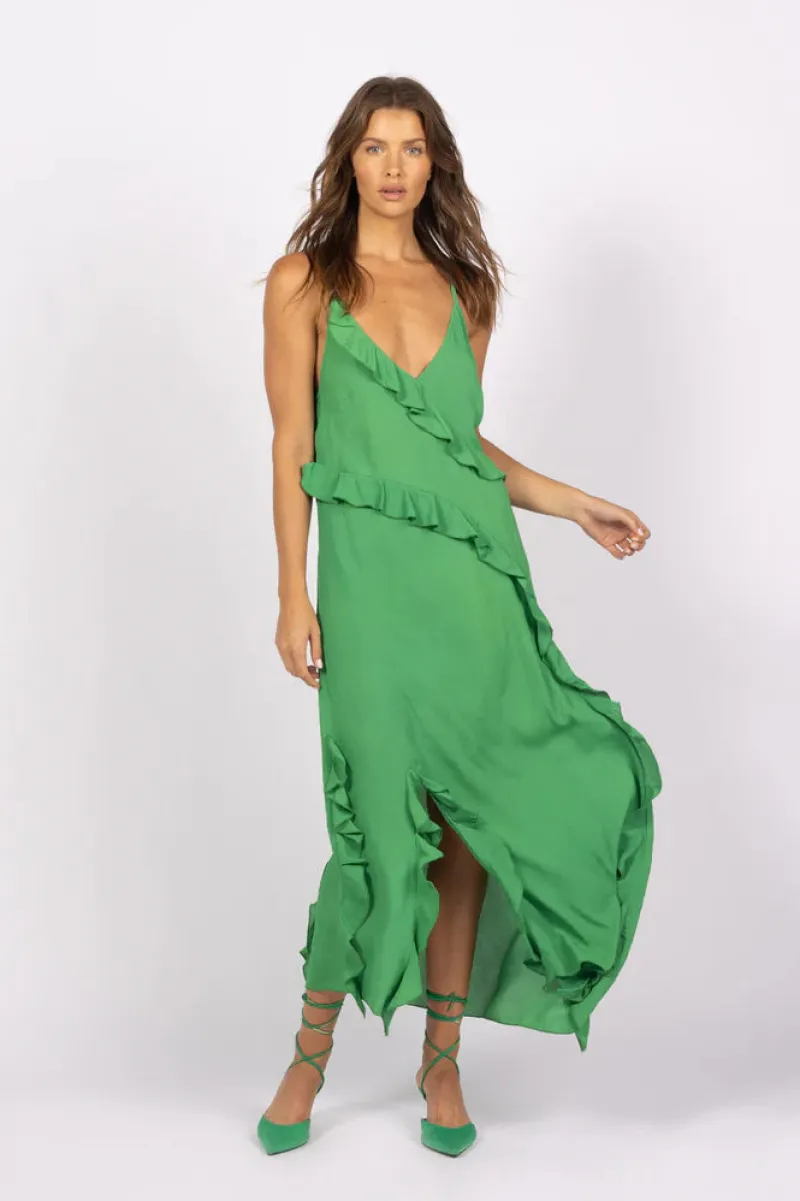 daydream_ruffle_slip_dres_1.webp Joey the Label Daydream Ruffle Slip Dress^ Dresses