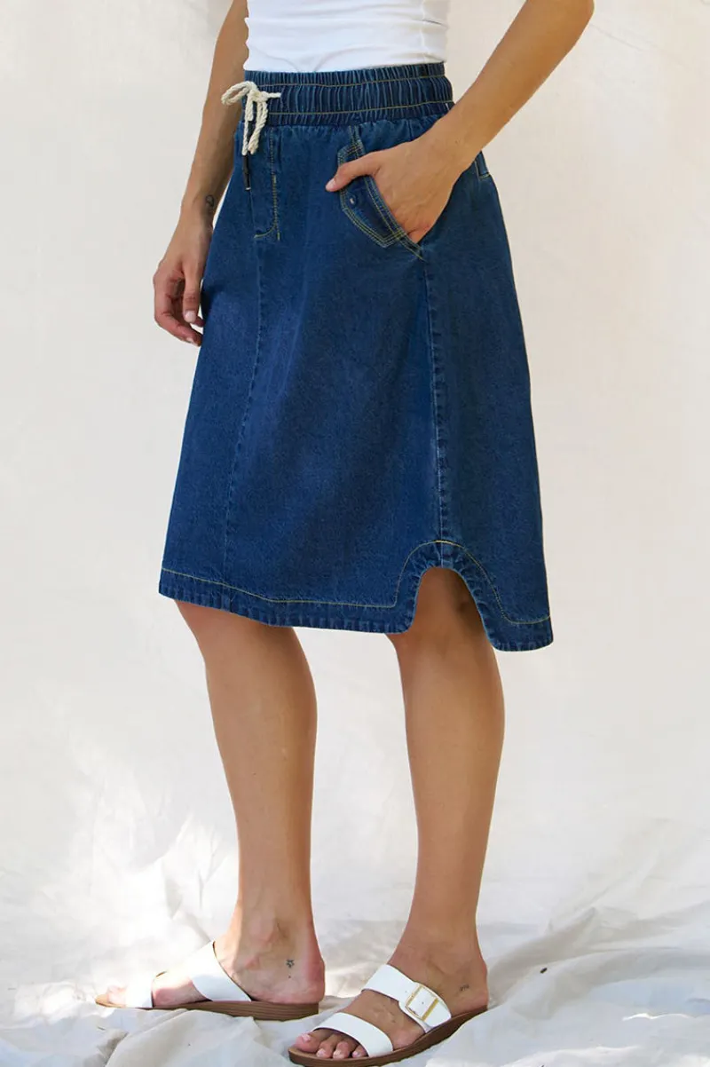 desiree_denim_skirt_1.webp Betty basics Desiree Denim Skirt^ Skirts