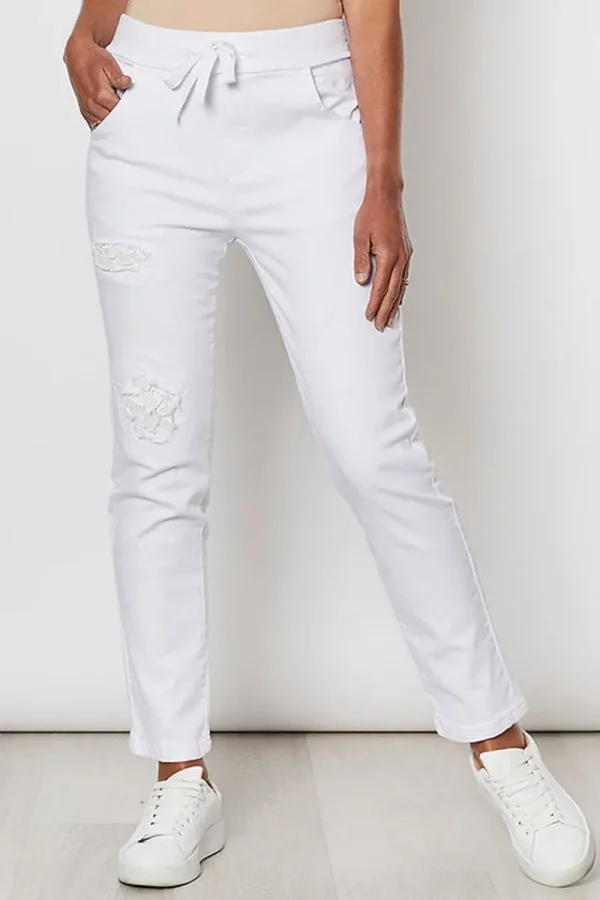 threadz Distressed Detail Jean^ Jeans