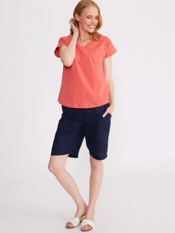 Yarra trail ESSENTIAL V NECK TEE^ Tops