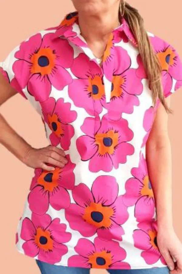 Urban Luxury Flower Shirt^ Shirts