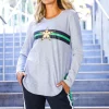 3rd Story Gold Star With Stripes Long Sleeve Tee^ Tops