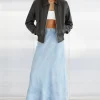Dricoper Gonna Tencel Skirt^ Skirts