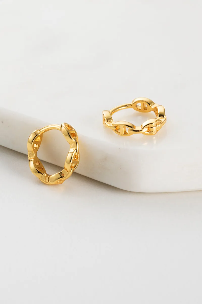 harper_huggies_earring_0.webp Zafino Harper Huggies Earring^ Jewellery