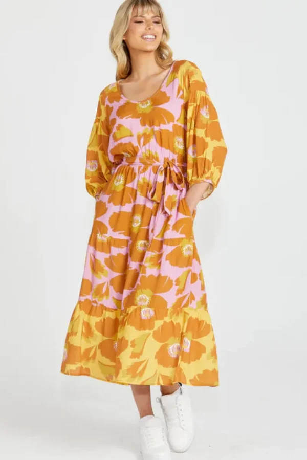 Sass Harper Tiered Midi Dress^ Dresses