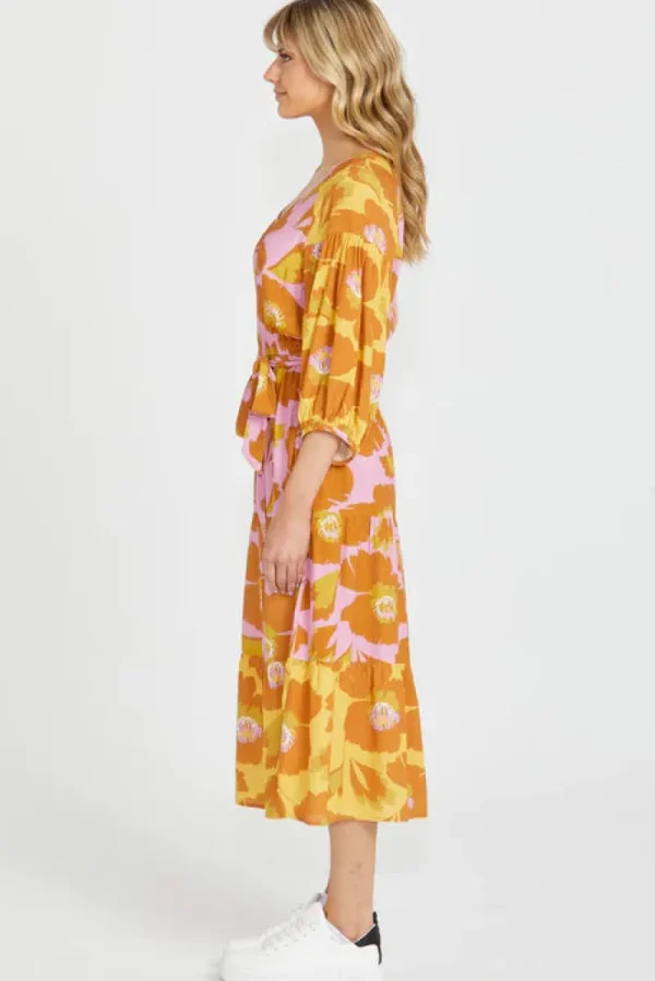 Sass Harper Tiered Midi Dress^ Dresses