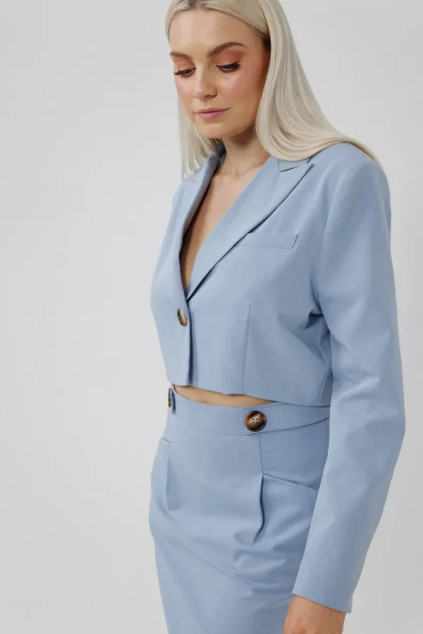 Daisy Says Hustler Cropped Blazer^ Jackets