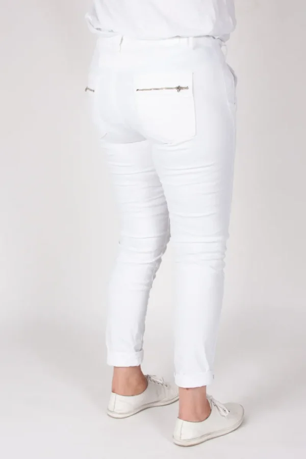 Italian Star Button Jean^ Jeans
