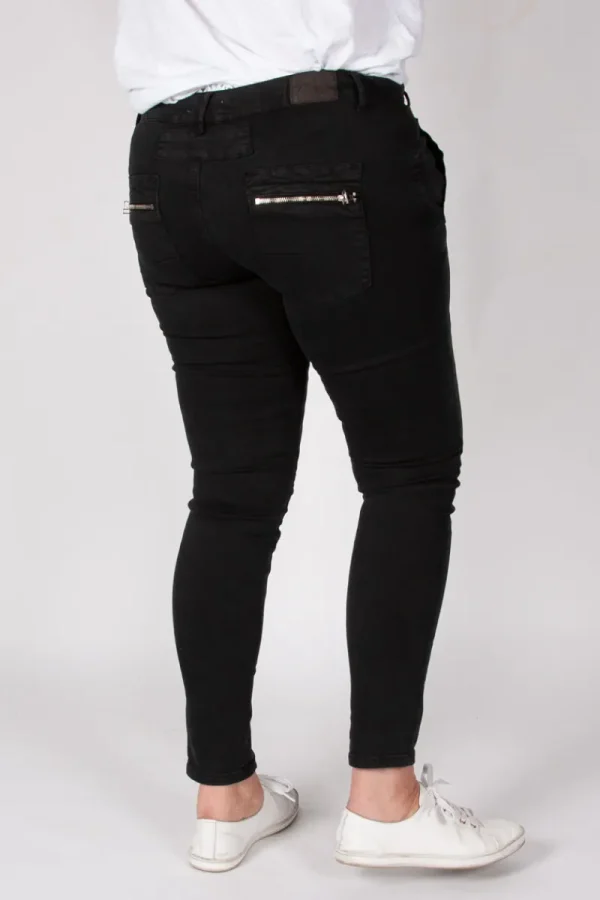 Italian Star Button Jean^ Jeans