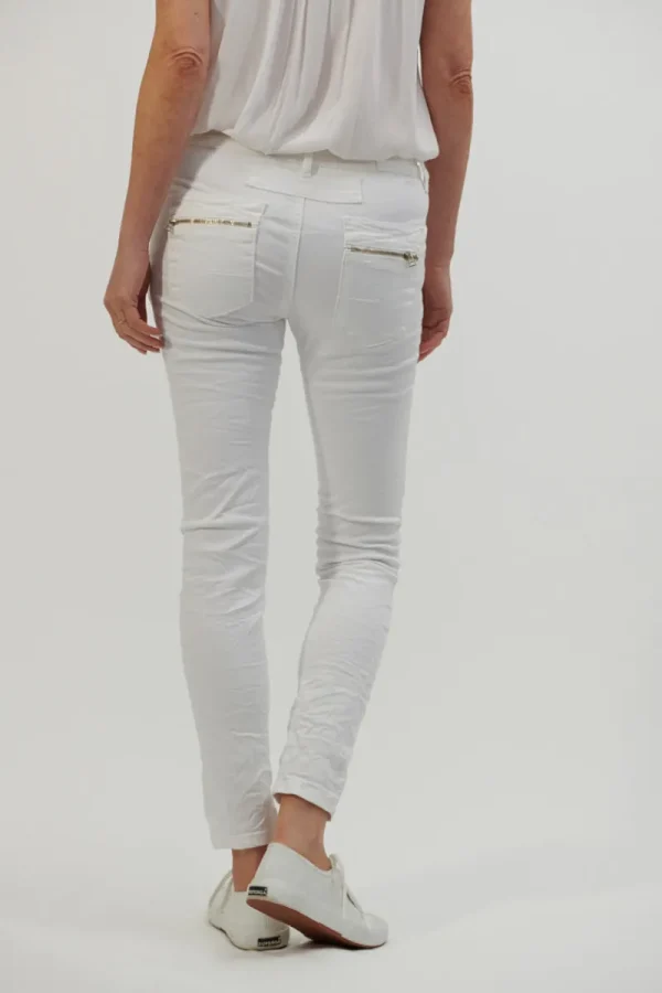 Italian Star Button Jean^ Jeans