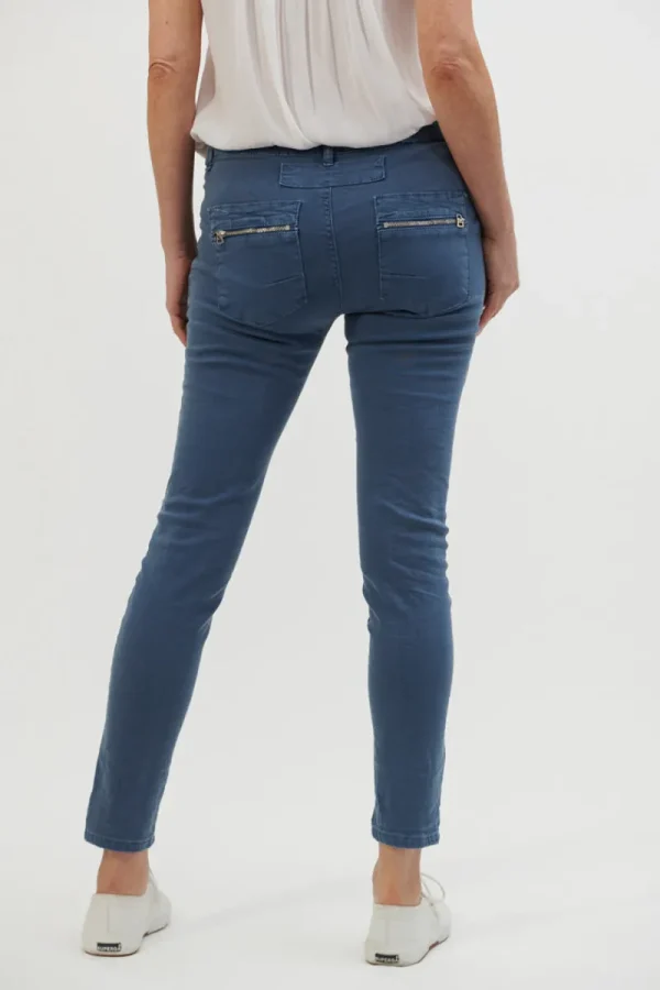Italian Star Button Jean^ Jeans