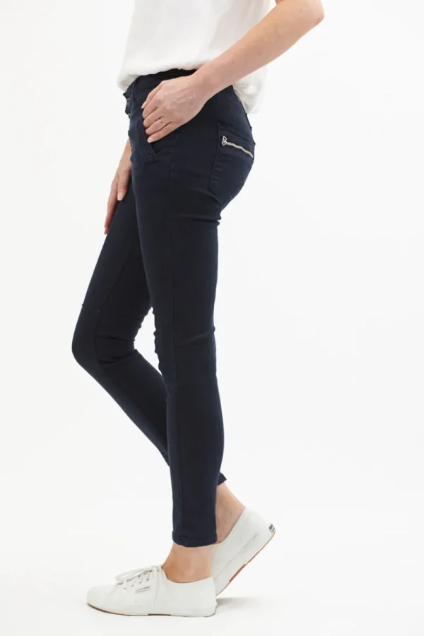Italian Star Button Jean^ Jeans