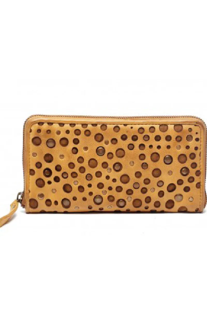 jade_cheese_zip_around_0.webp Rugged hide Jade Cheese Zip Around^ Handbags