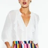 Fate and Becker Just Love Frill Blouse^ Tops