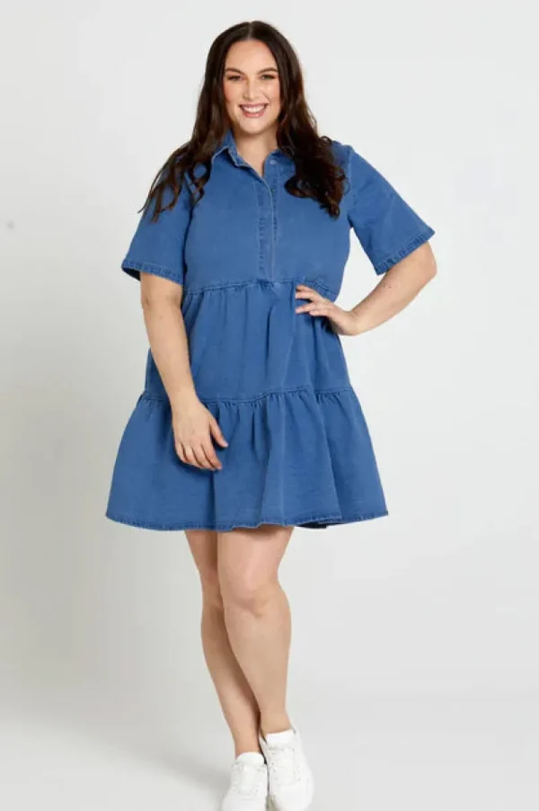 Sass Kellie Denim Dress^ Dresses
