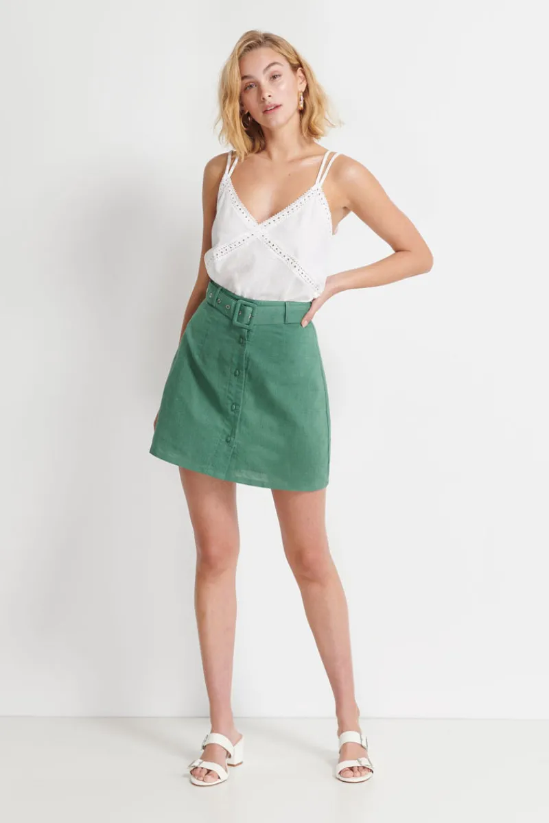 kyra_button_up_skirt_2.webp Imonni Kyra Button Up Skirt^ Skirts