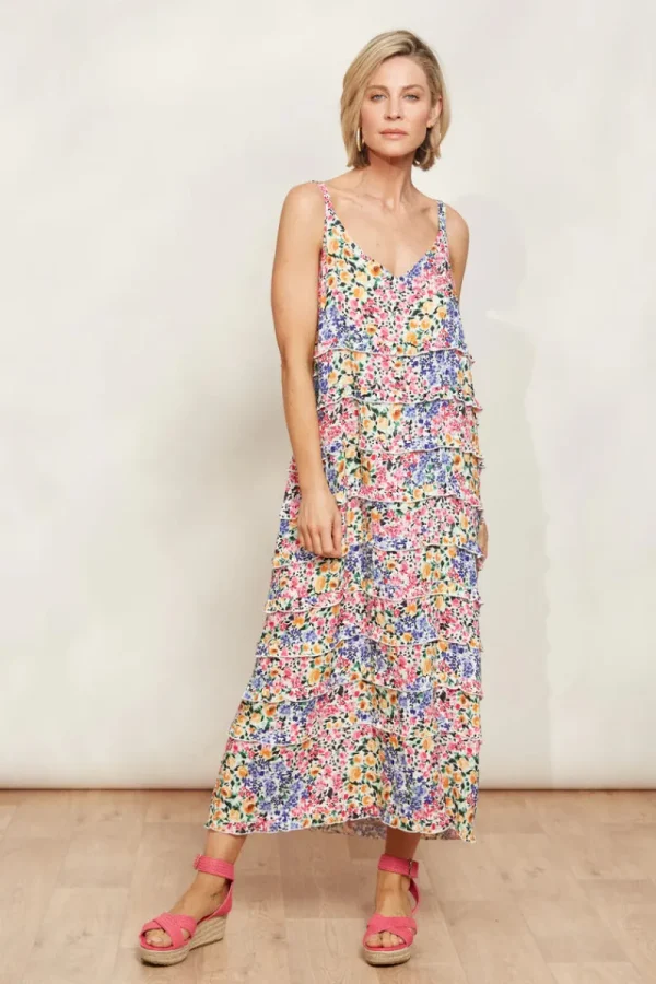 eb and ive La Mer Frill Maxi^ Dresses