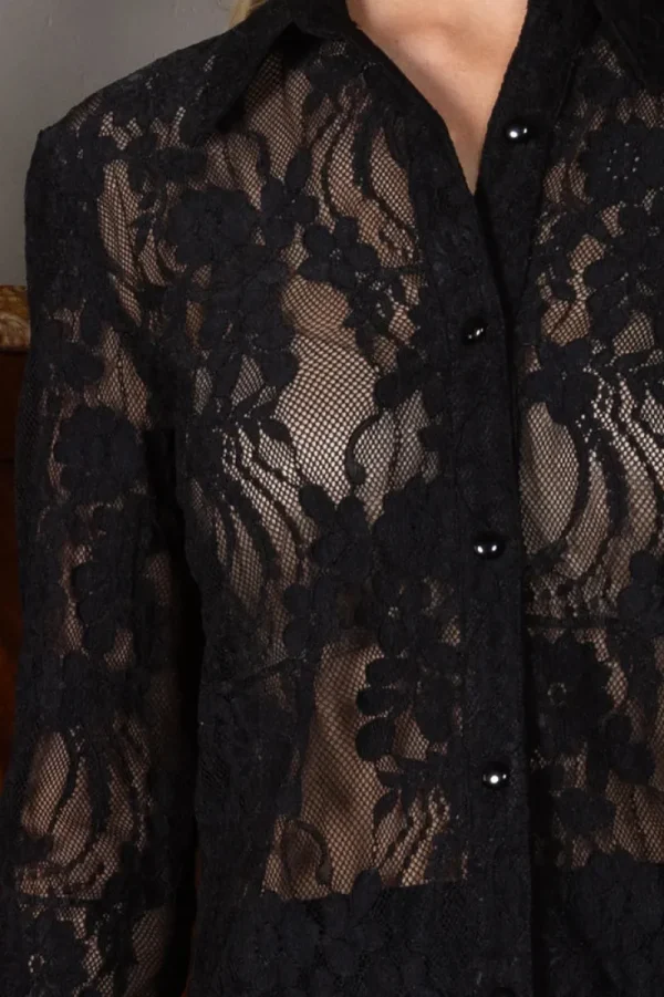 Joey the Label Lace Body Shirt^ Shirts