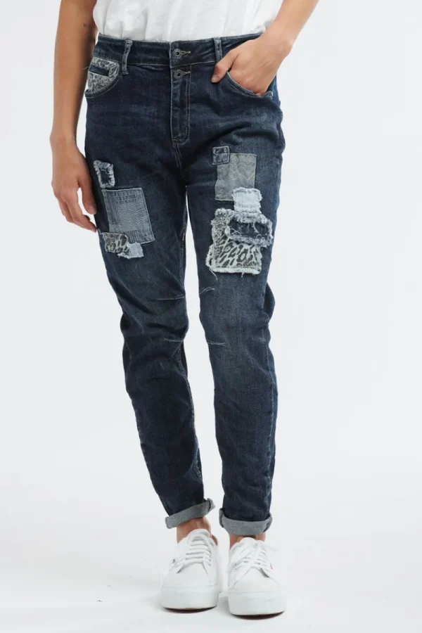 Italian Star Leopard Jean^ Jeans