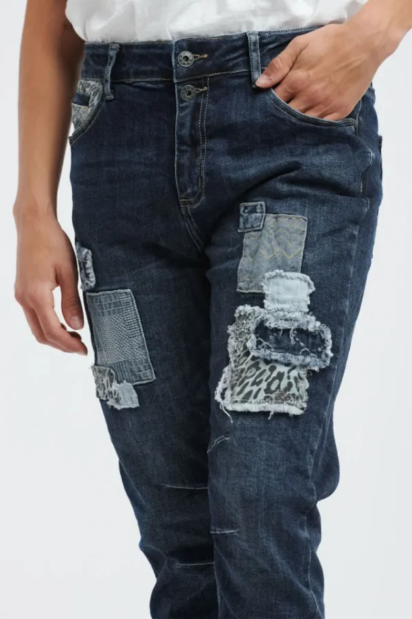 Italian Star Leopard Jean^ Jeans