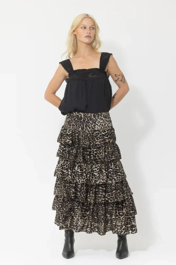 Joey the Label Print Layer Skirt^ Skirts