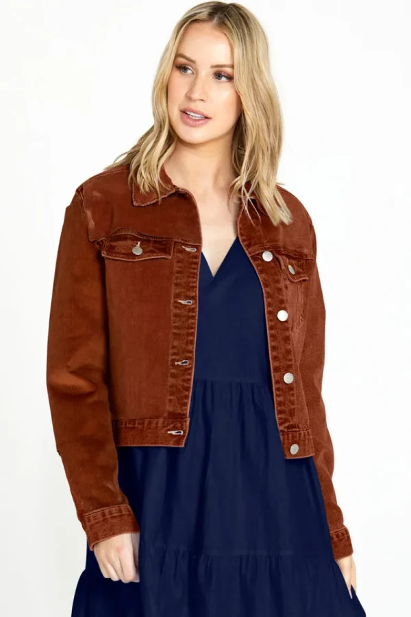 Sass Lilah Cord Jacket^ Jackets