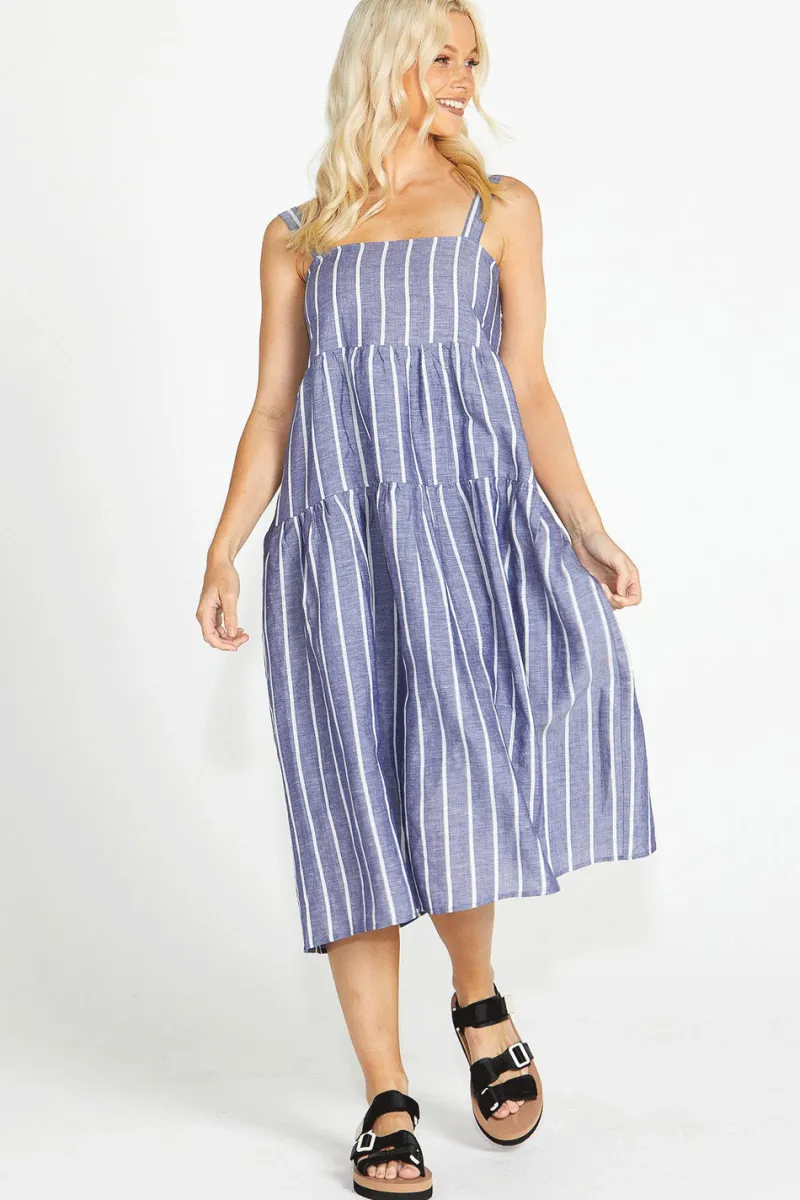 lydia_shirred_back_midi_d_1.webp Sass Lydia Shirred Back Midi Dress^ Dresses