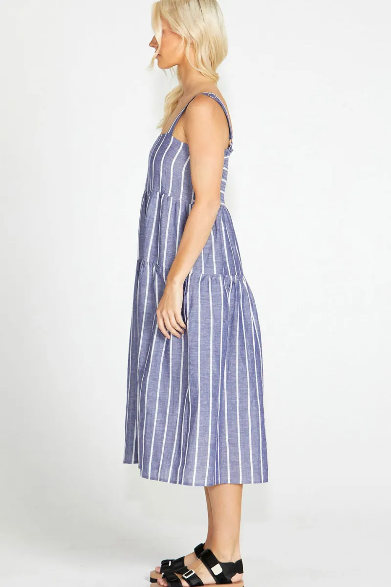 lydia_shirred_back_midi_d_5.webp Sass Lydia Shirred Back Midi Dress^ Dresses