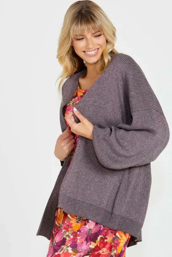 Sass Madeline Lurex Knit Cardi^ Jackets | Jumpers + Sweaters
