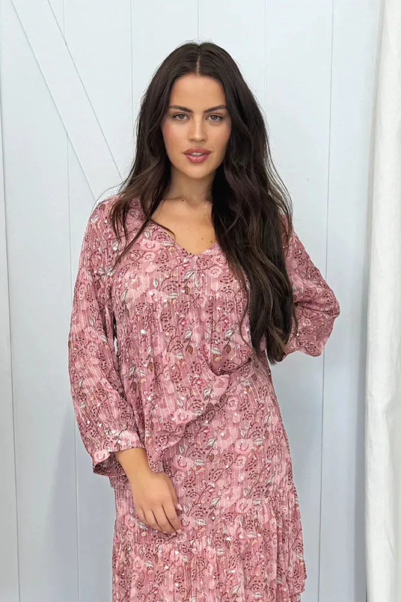 mirror_floral_blouse_1.webp Joey the Label Mirror Floral Blouse^ Tops