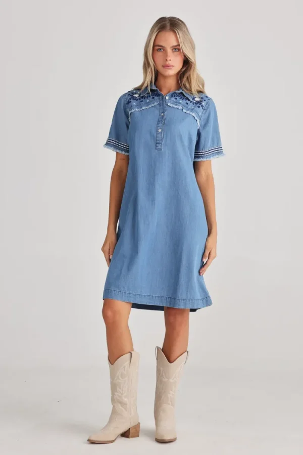 Talisman Myra Denim Dress^ Dresses