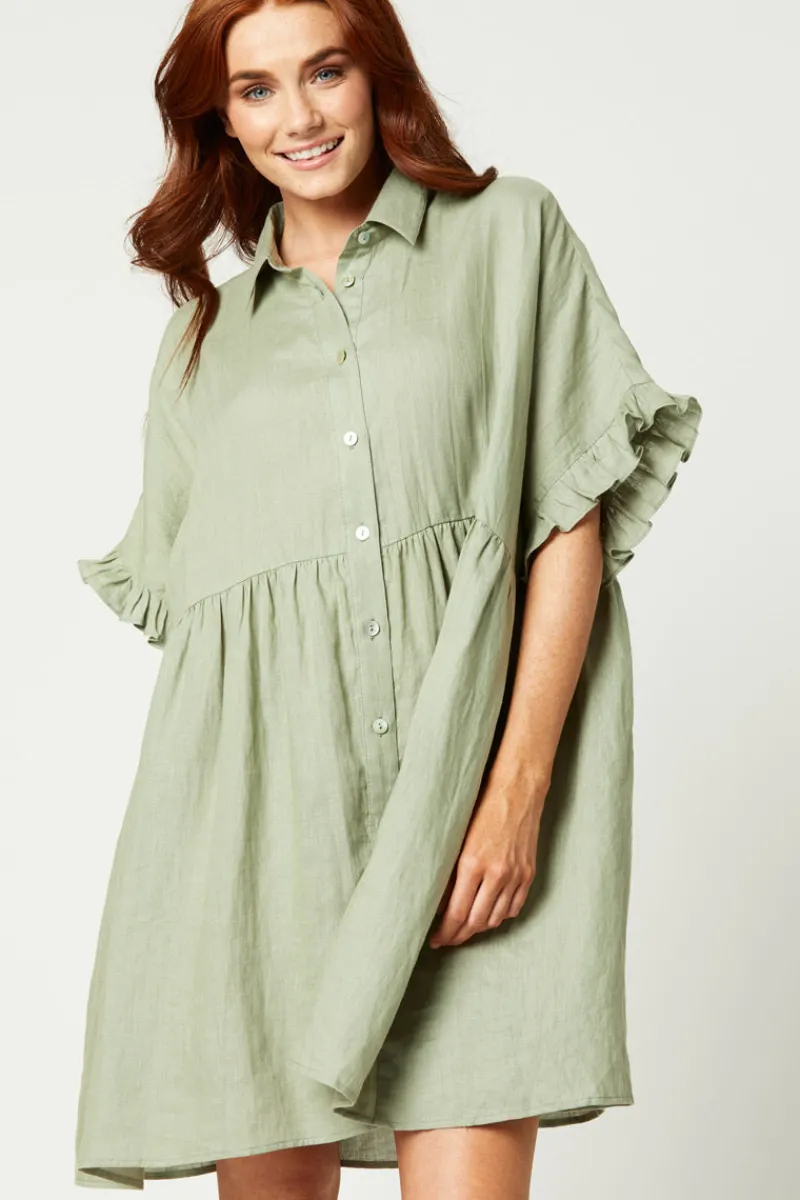 nala_shirt_top_dress_2.webp eb and ive Nala Shirt Top Dress^ Shirts | Tops