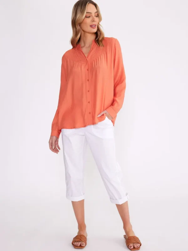Yarra trail PINTUCK SHIRT^ Shirts