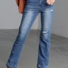 Zeinert and Co Pipe Leg Rip Jeans Super Soft^ Jeans
