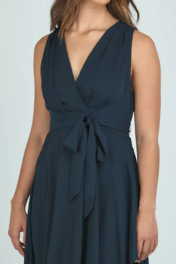 Zeinert & Co Pleated Front Detail Midi Dress^ Dresses