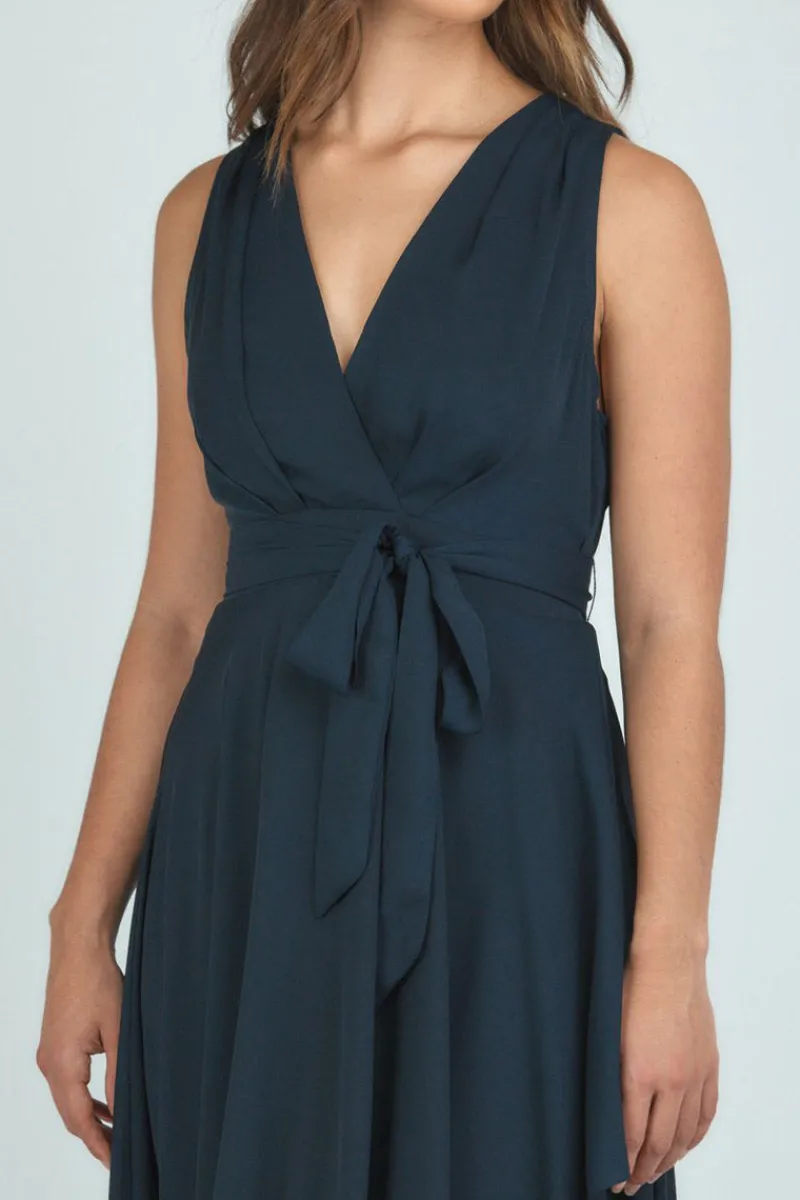 pleated_front_detail_midi_1-1.webp Zeinert & Co Pleated Front Detail Midi Dress^ Dresses