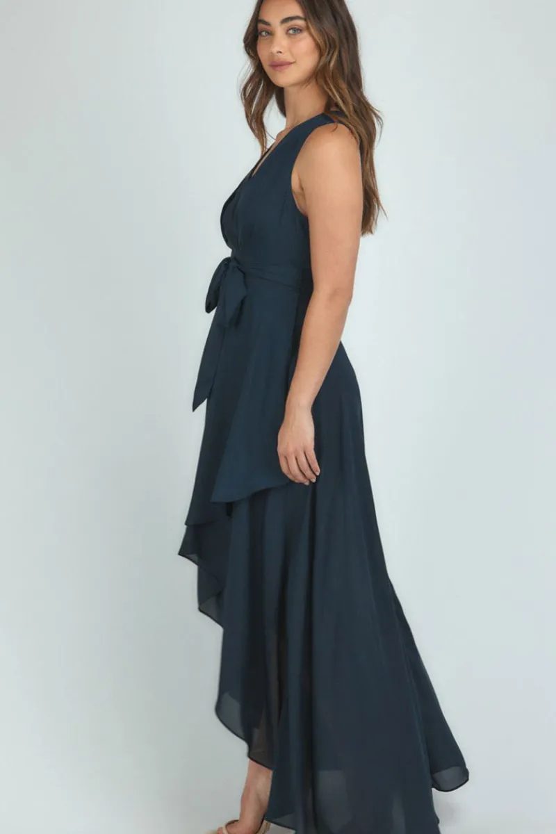 pleated_front_detail_midi_2-1.webp Zeinert & Co Pleated Front Detail Midi Dress^ Dresses